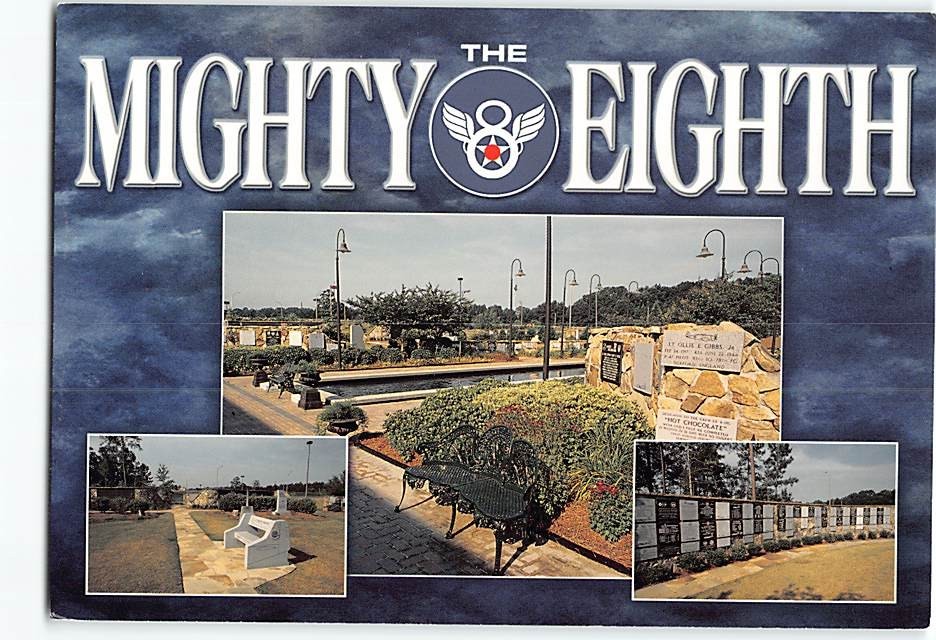 Postcard The Mighty Eighth Air Force Heritage Museum Pooler Georgia USA