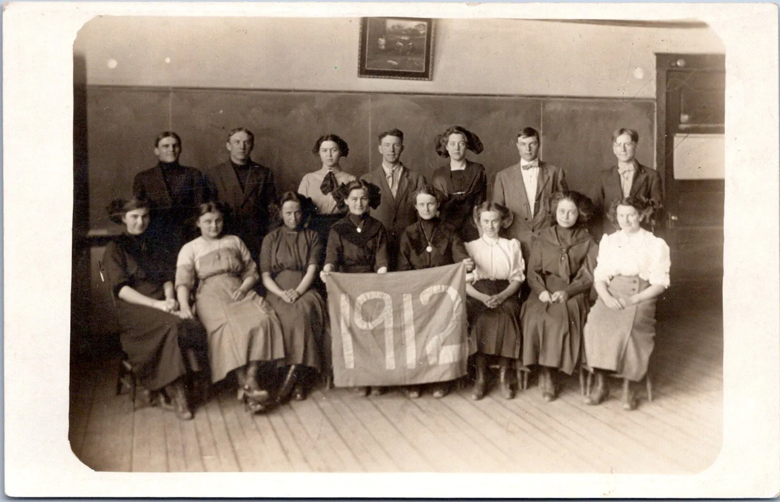 United States – School Class Group 19120Portrait – RPPC