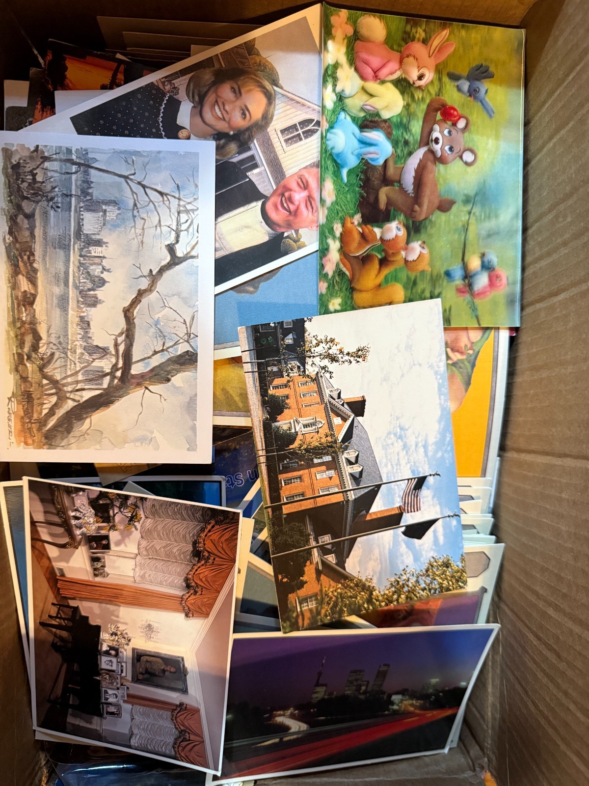 1100 Vintage Continental Postcards Lot Mixed States Countries Topics 6×4