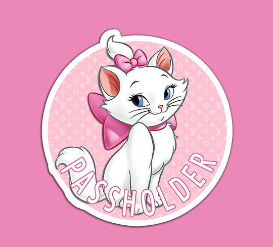 Custom Marie the Cat from Aristocrats Annual Passholder High Quality AP Magnet