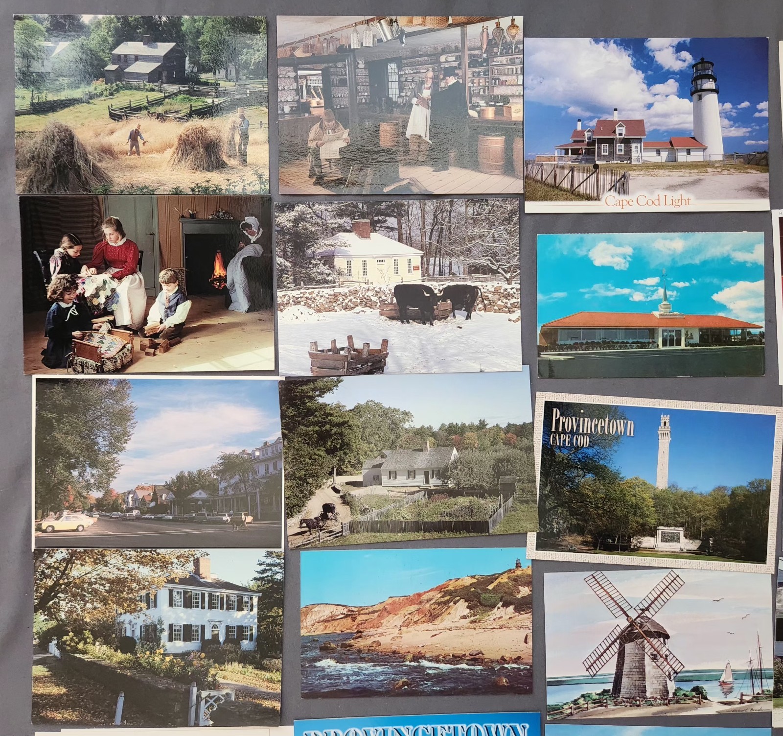 Lot of 42 Massachusetts Postcard Nature Cities Landmark 1950-2000’s Mix Vtg