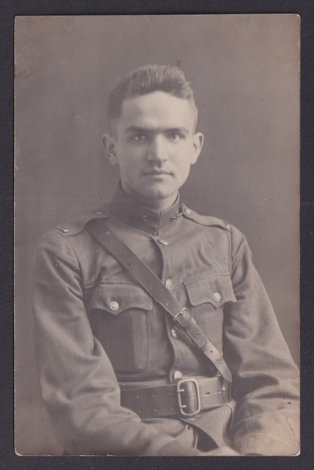 UNITED STATES, RPPC Postcard, The soldier