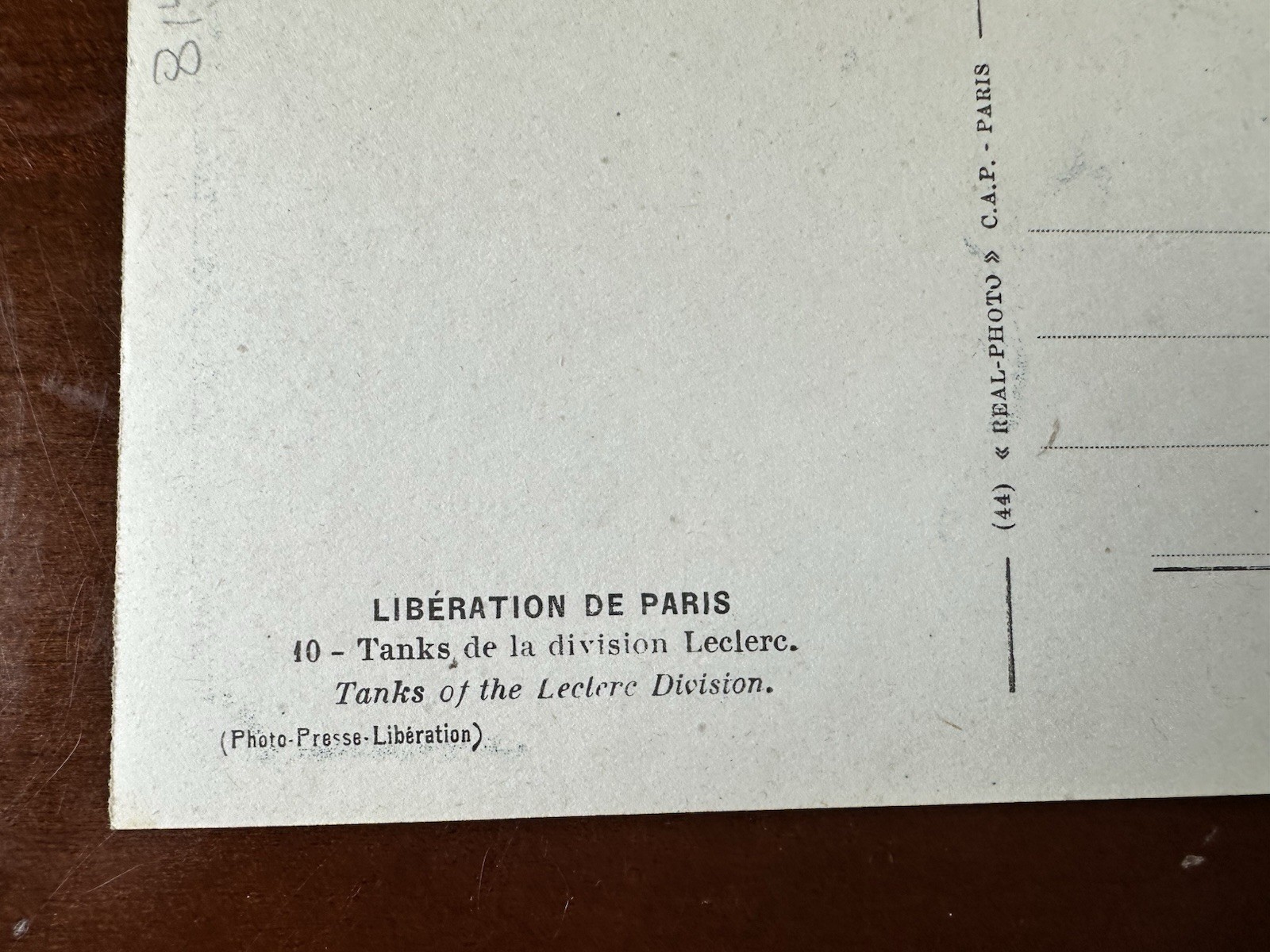Lot of 4 WWII LIBERATION OF PARIS 1944 France US Troops Army Original RPPC Photo