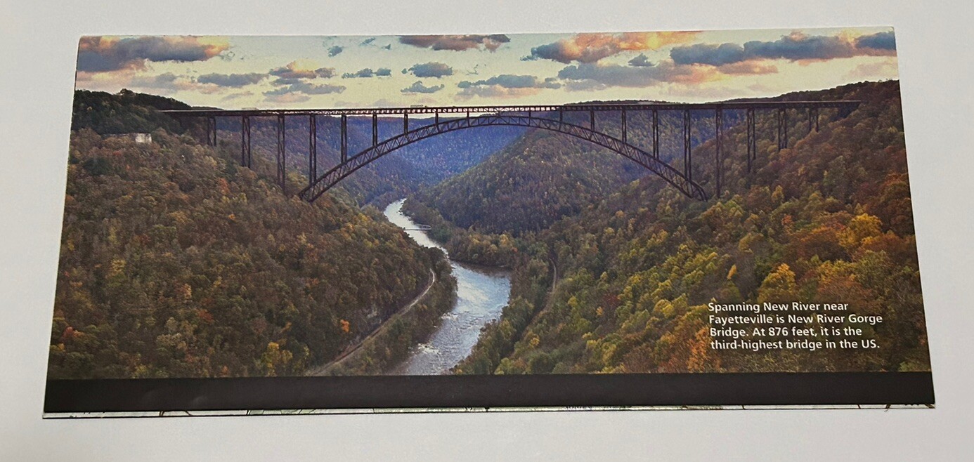 New River Gorge National Park NEWEST VERSION Unigrid Brochure Map West Virginia