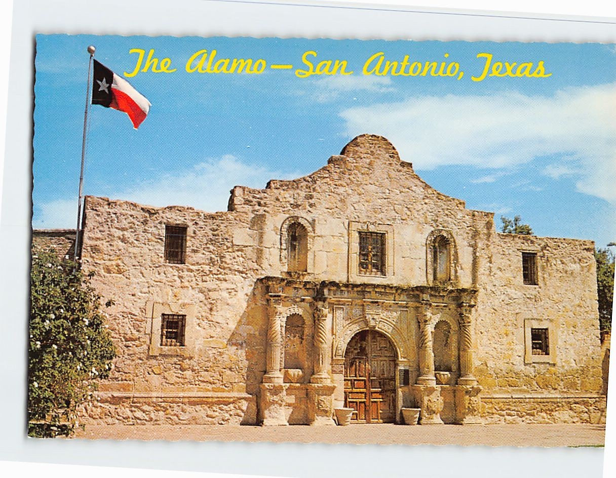 Postcard The Alamo San Antonio Texas USA
