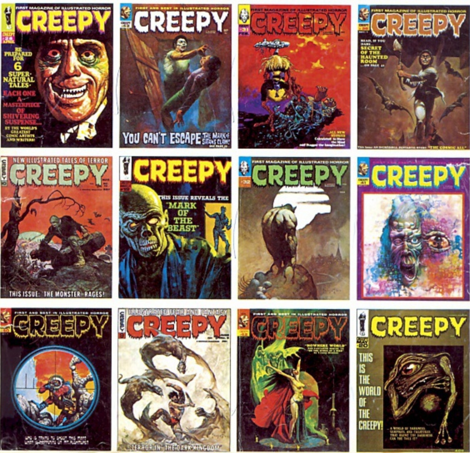 146 Issues Creepy Magazine Collection