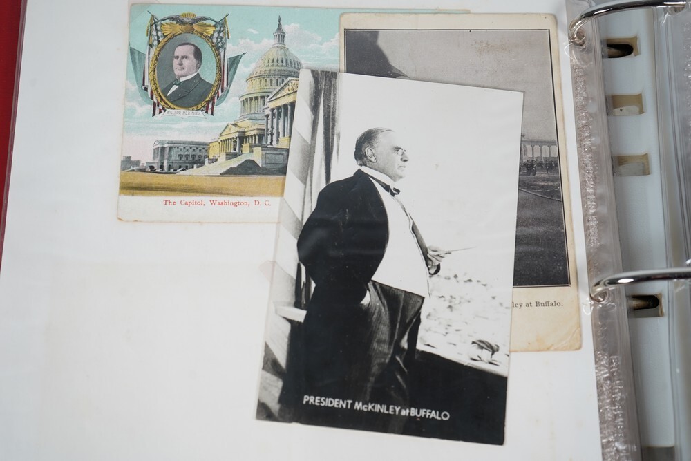 US 1900s–1980s WILLIAM McKINLEY COLLECTION OF 300+ POSTCARDS MINT & USED