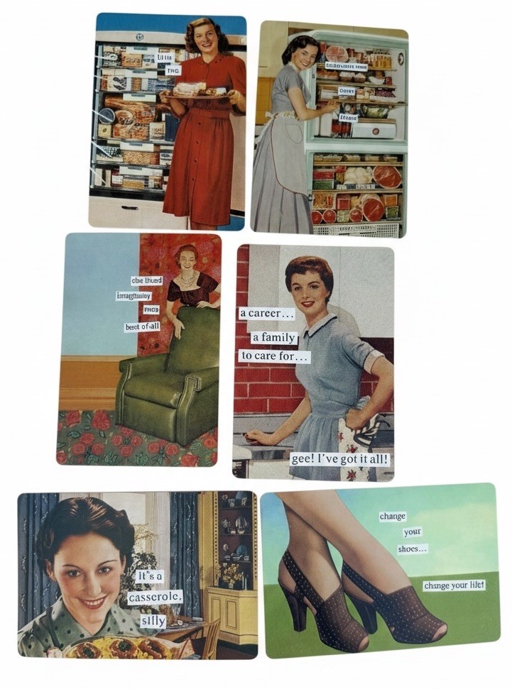 Anne Taintor Another Day In Paradise 27/30 Postcards Retro Housewife Humor 2004