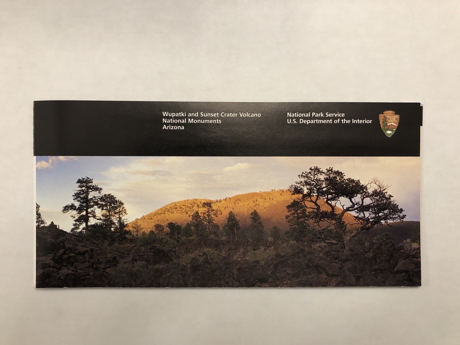 Wupatki & Sunset Crater Volcano National Monument Park Unigrid Brochure Map NEW
