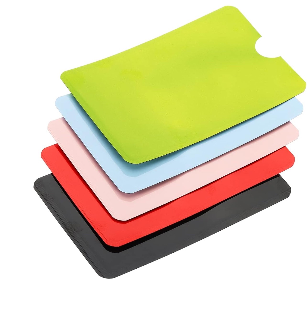 2 RFID Blocking Sleeves Credit Card Protector Holder Theft Protection Secure