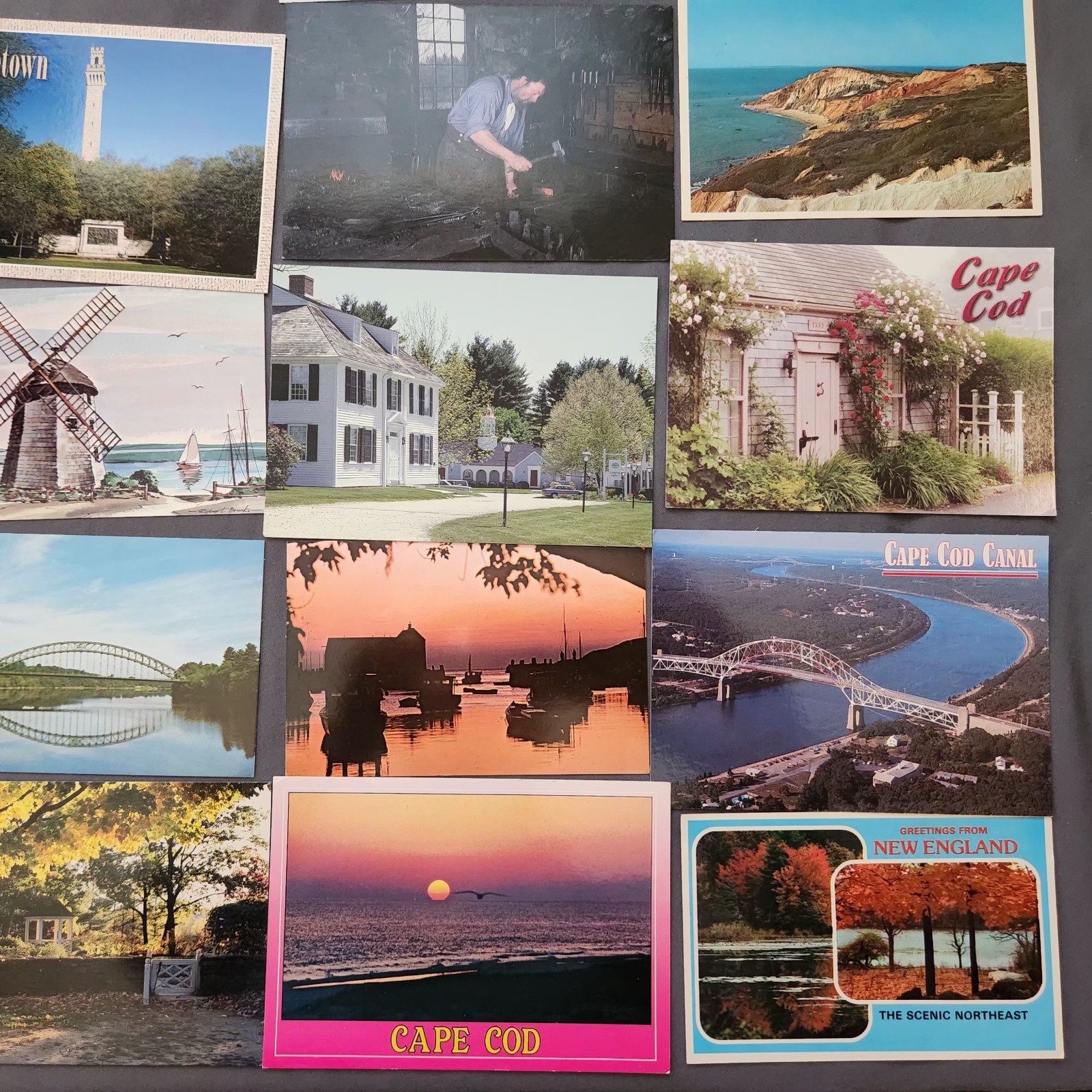 Lot of 42 Massachusetts Postcard Nature Cities Landmark 1950-2000’s Mix Vtg