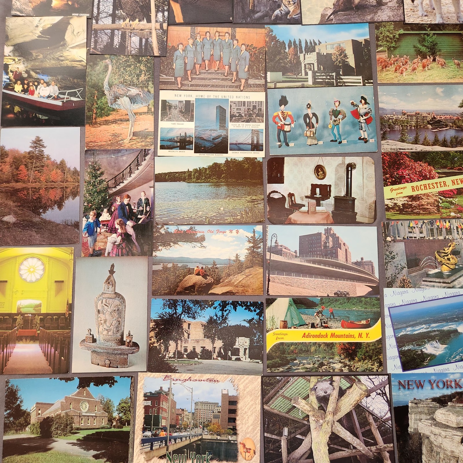 Lot of 89 NEW YORK Postcard Wildlife Nature Cities Landmark 1907 -2000’s Mix
