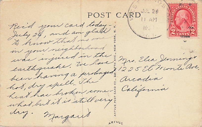 Postcard RI: Unit Kitchen, Camp Hoffman, West Kingston Rhode Island 1930