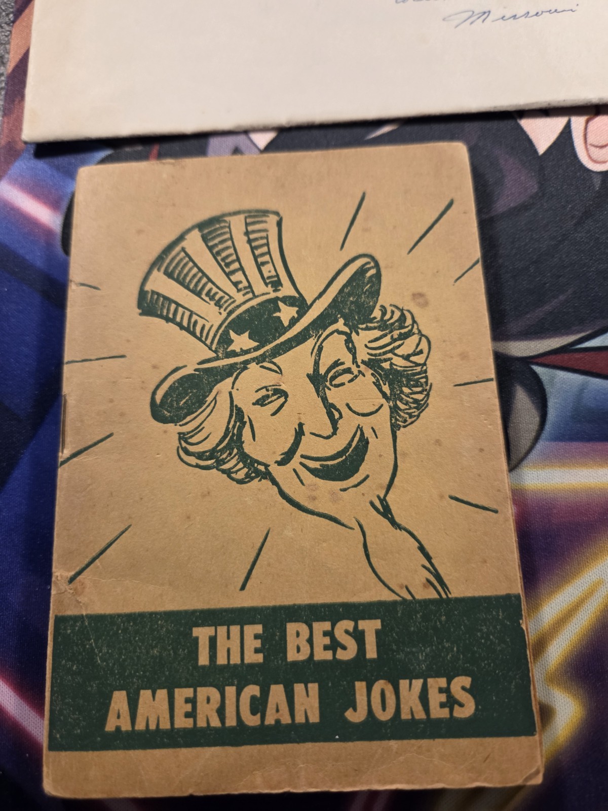 paper ephemera lot Lots Of Postcards The Best American Jokes Vintage Book Mud…