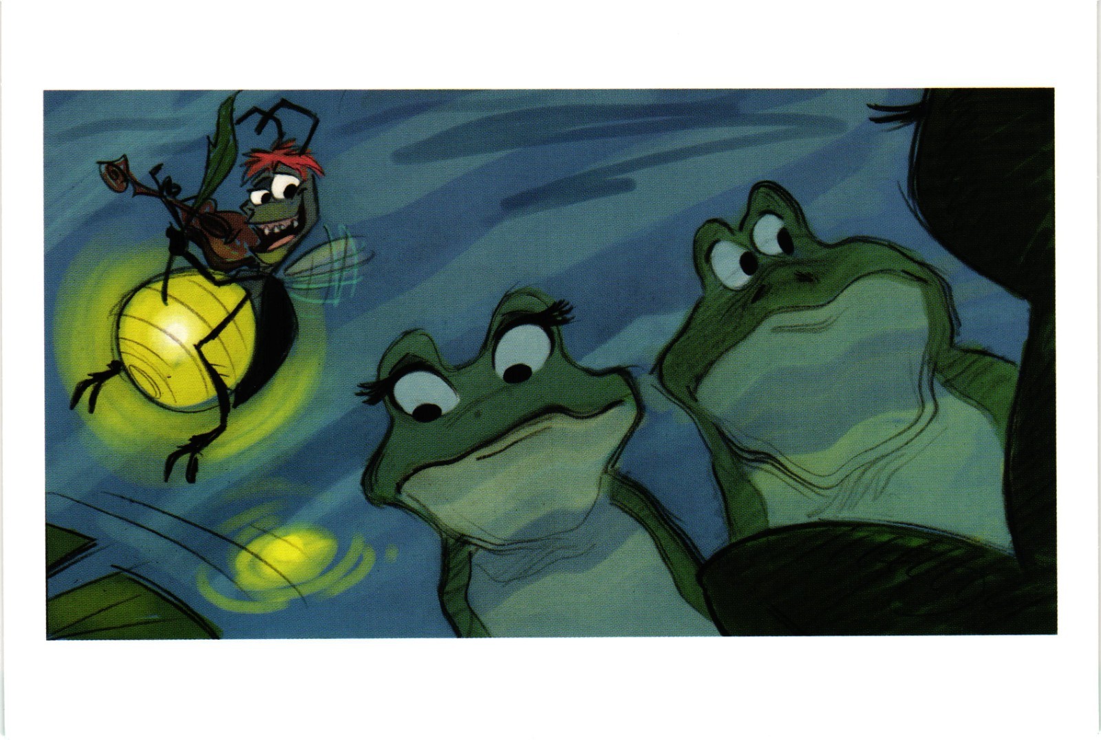 The Princess and the Frog Visual Development The Art of Disney Postcard Unposted
