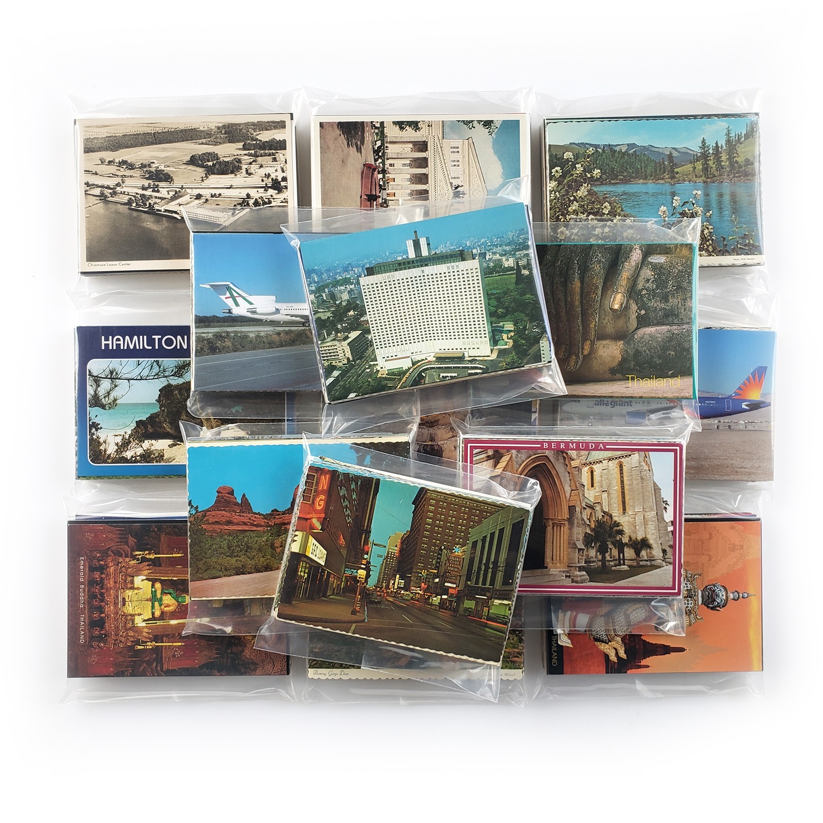 50 Vintage 4×6 Postcards Lot – Unused Unposted Mixed Assorted Old Travel Views