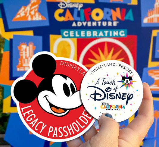 Disneyland Resort Legacy Passholder Annual Passholder Magnet Combo!