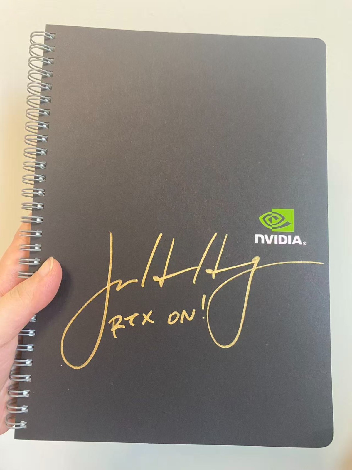 Jensen Huang Autographed Signed Official Notebook Nvidia Limited RARE 2026