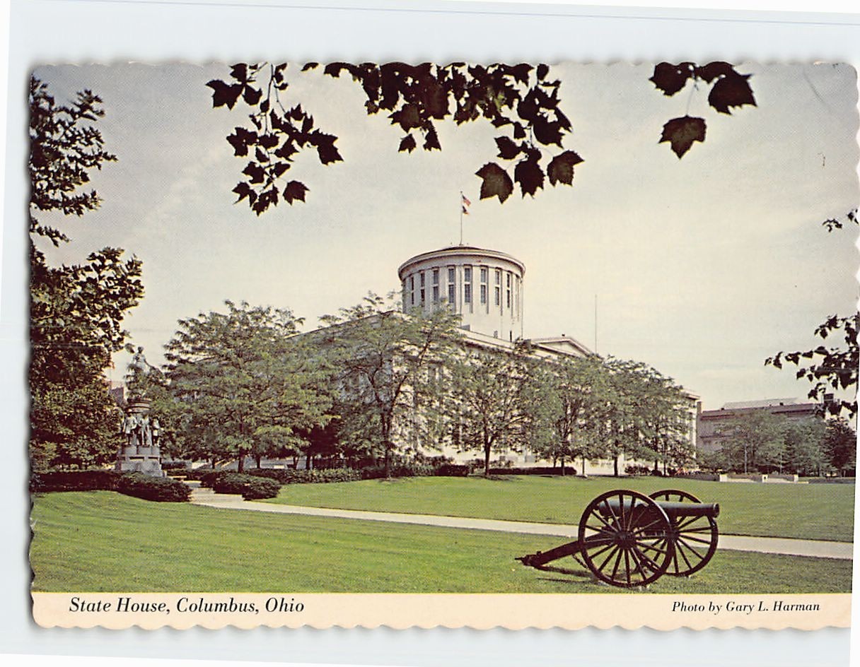Postcard State Capitol Columbus Ohio USA