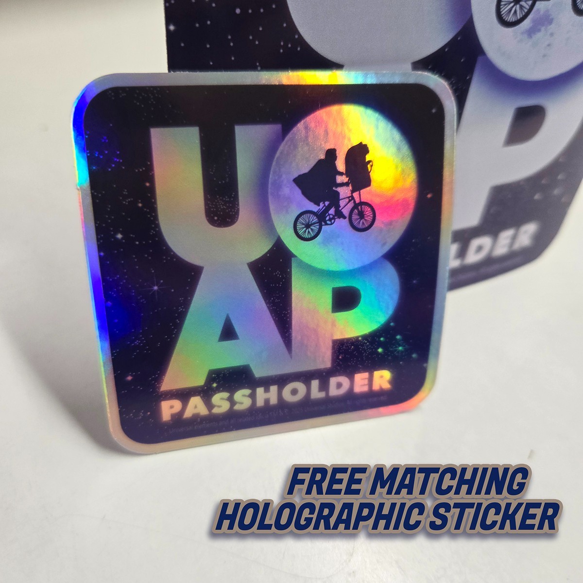 Universal Studios UOAP Passholder ET Magnet with FREE holo Decal! (Aftermarket!)