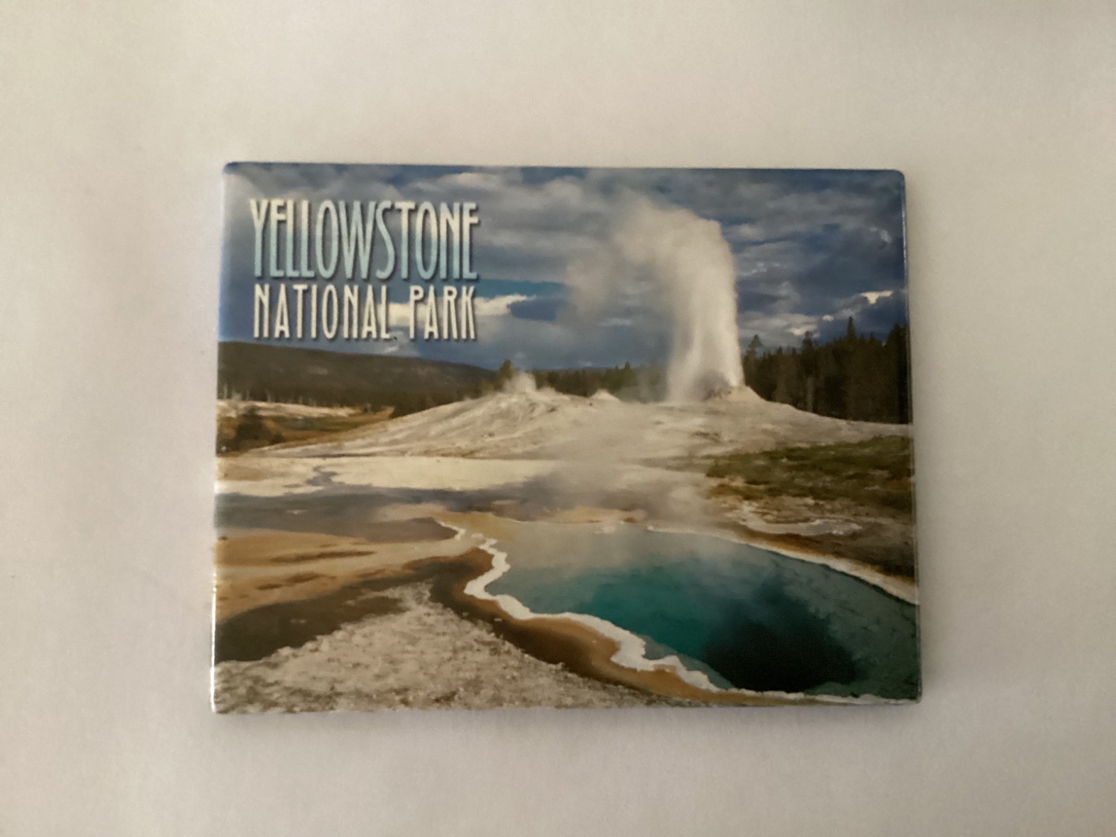 Yellowstone National Park Upper Geyser Fridge Magnet Y03