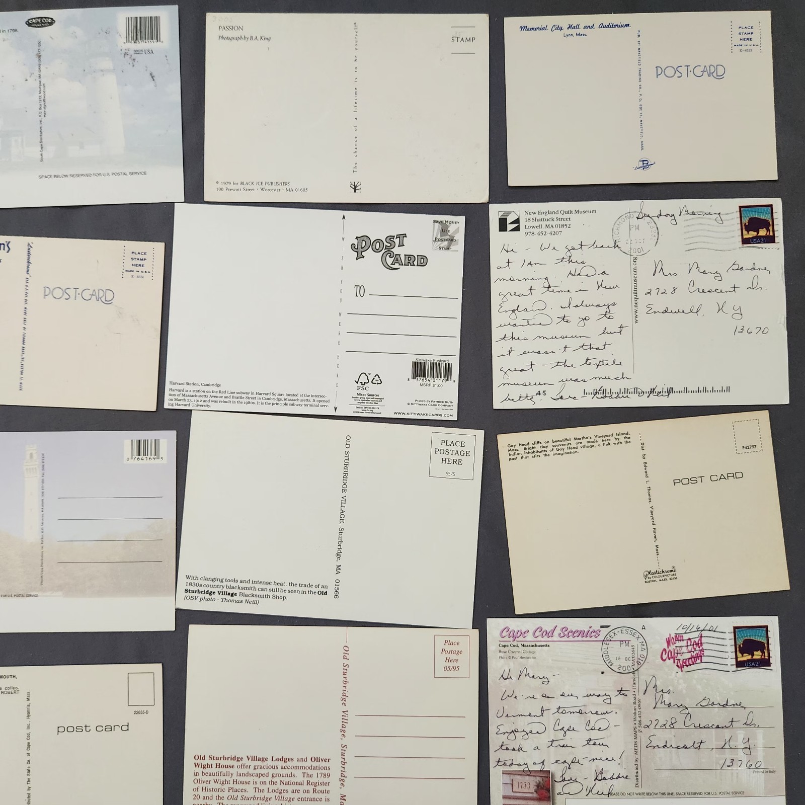 Lot of 42 Massachusetts Postcard Nature Cities Landmark 1950-2000’s Mix Vtg