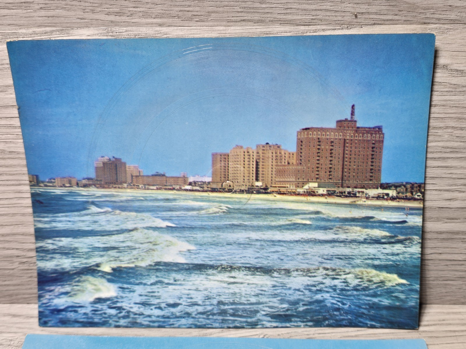 Lot of 2 1950s Atlantic City N.J. Talking Postcards 33 1/3 RPM Records