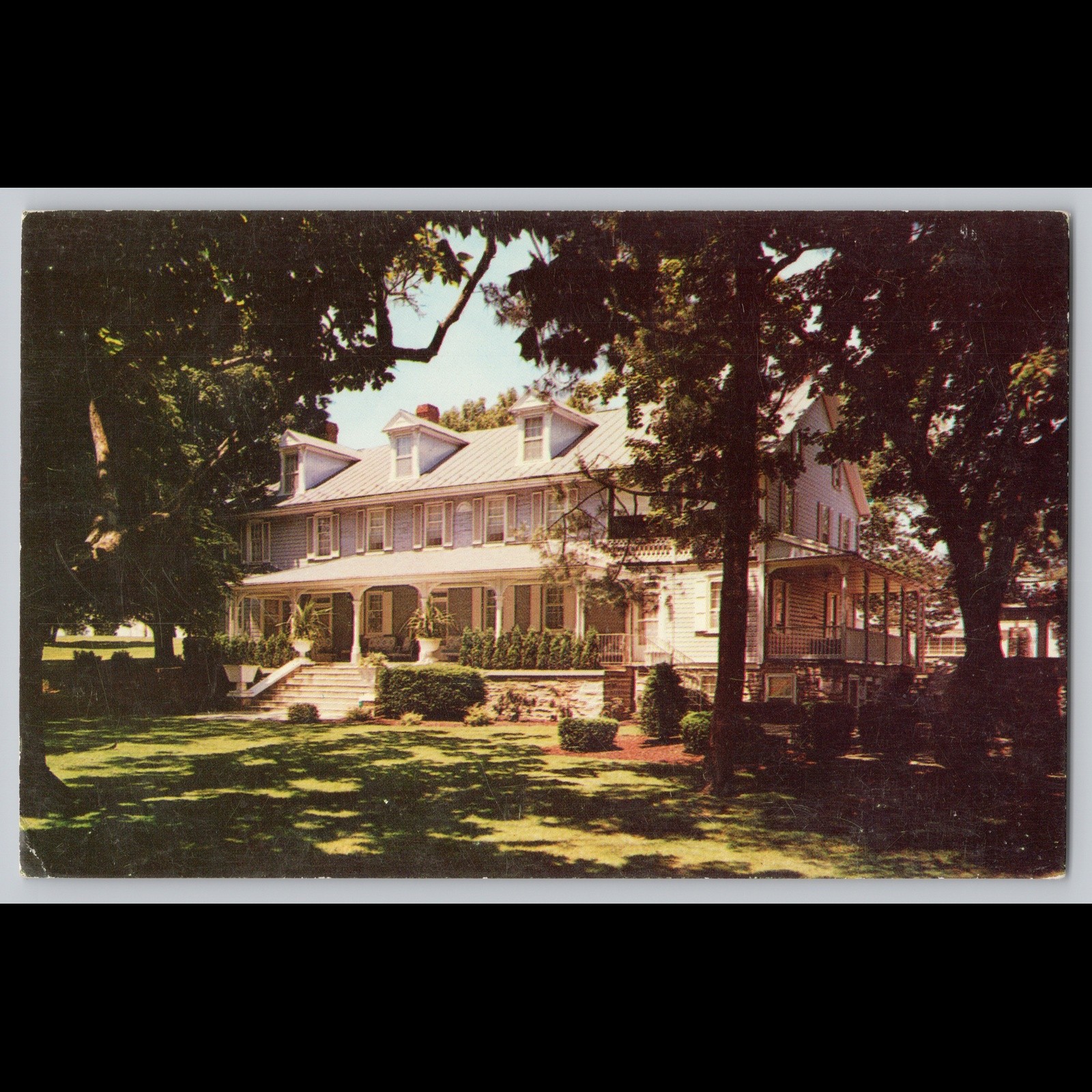 Postcard Hershey Pennsylvania Chocolate Town USA M.S. Hershey Homestead