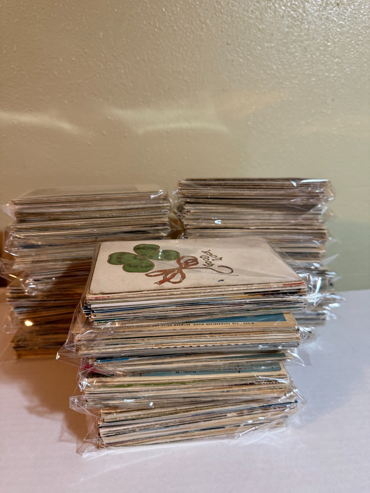 300 Vintage Postcards Lot Pre-1945 Mixed States Countries Topics – No Chrome