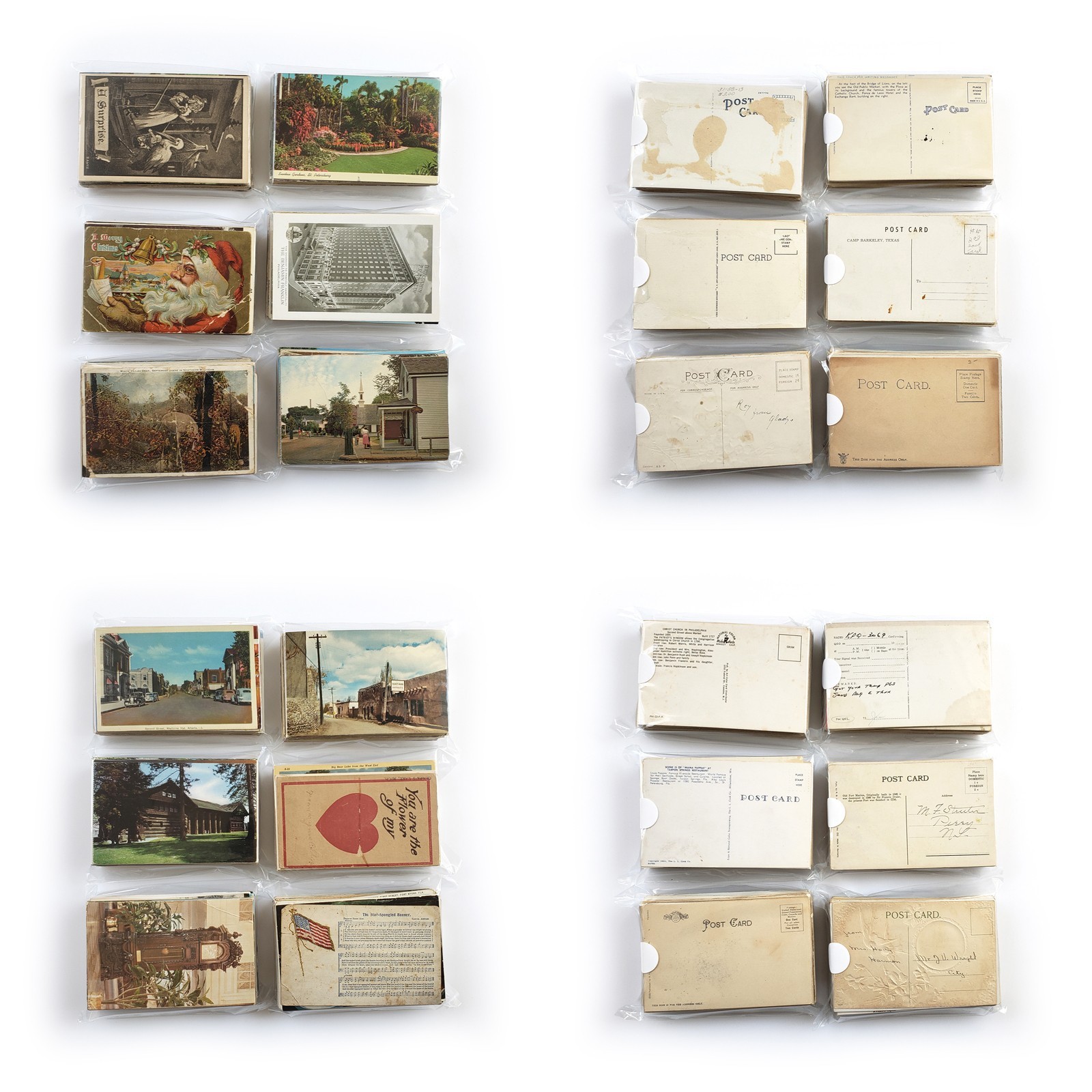 75 Damaged Postcards Lot – Junk Journal Decoupage Unposted Vintage Craft Project