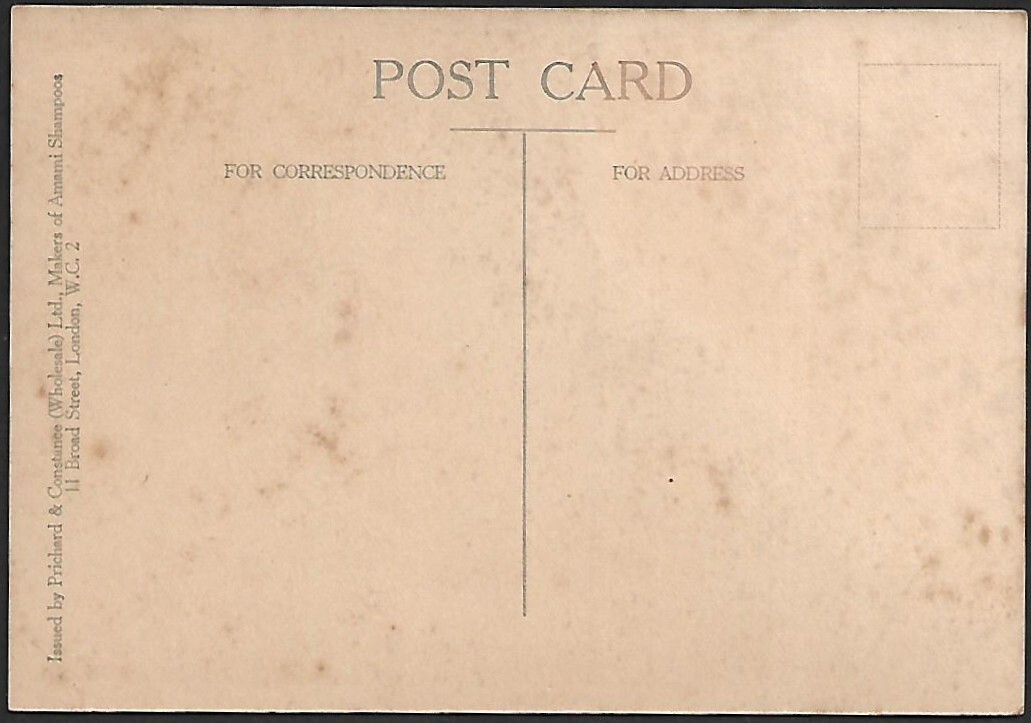 (BL) Advertising Cosmetics Single Unit Collectable vintage Postcard