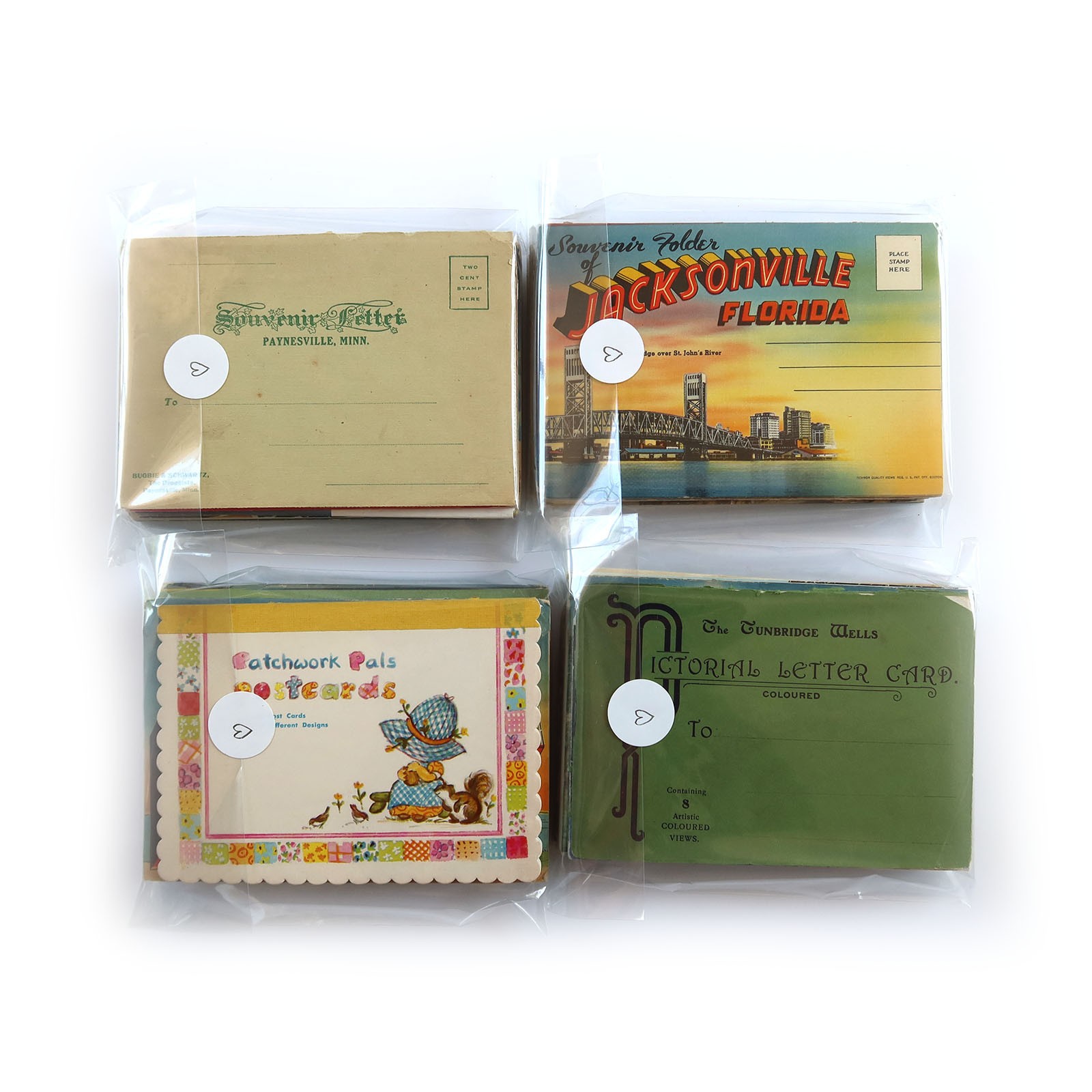 12 Vintage Souvenir Folders Lot – Postcard & Picture Books – Scenic Travel Views