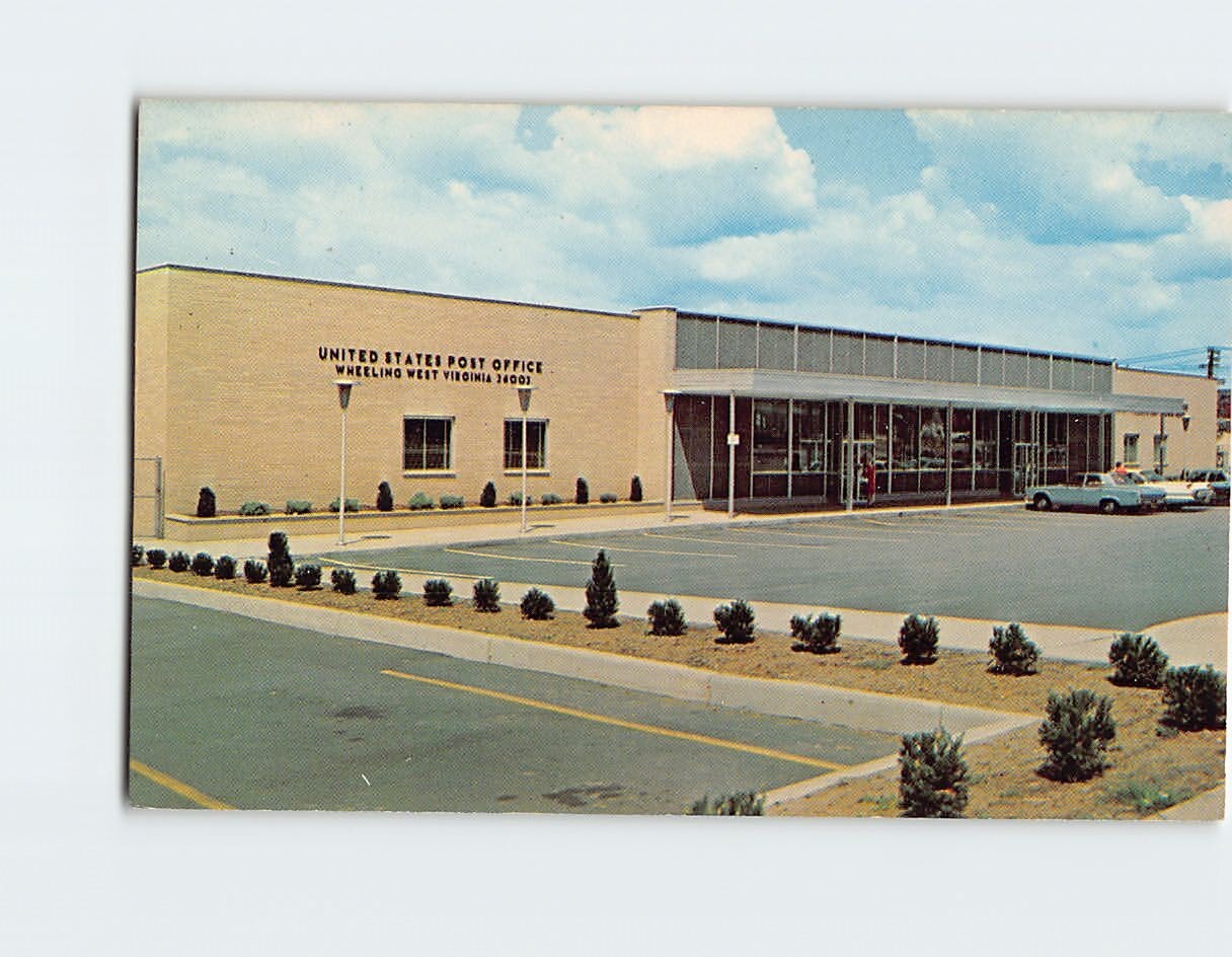 Postcard United States Post Office Wheeling West Virginia USA