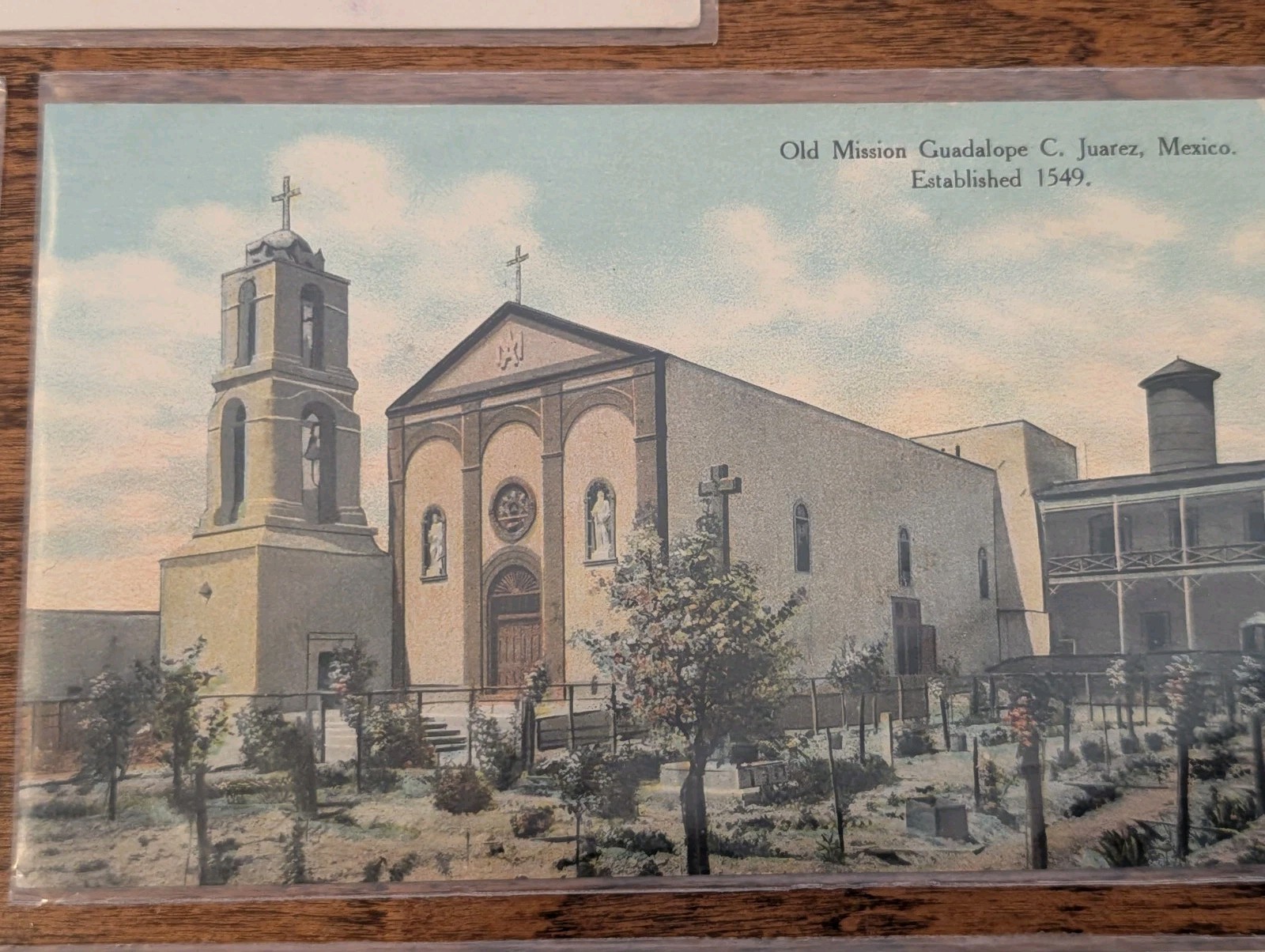 Lot 7 Unused Vintage Postcards Protective Sleeves 1940s Yellowstone Illinois