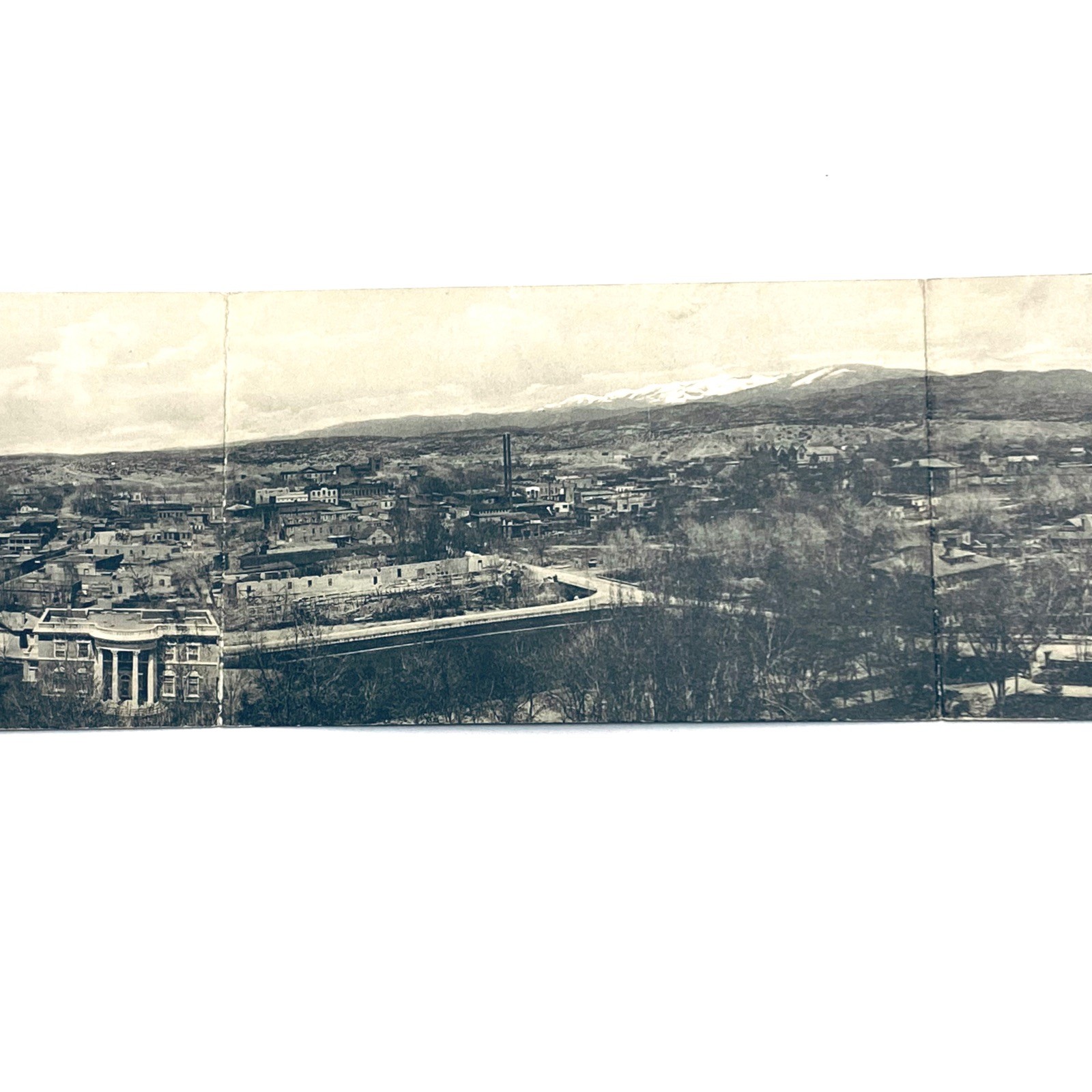 1920 Panorama of Santa Fe New Mexico Fold-out Postcard