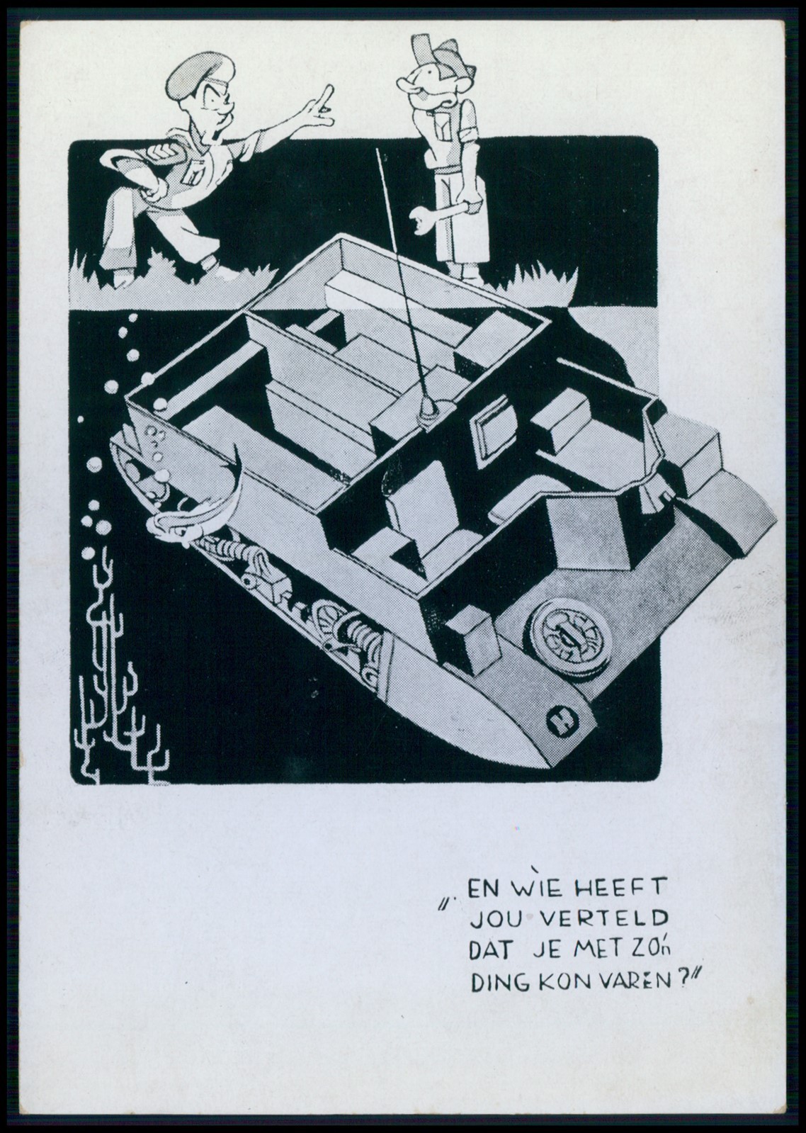 bb Tuberculosis control Indonesia WWII ww2 war anti nazi original 1945 postcard