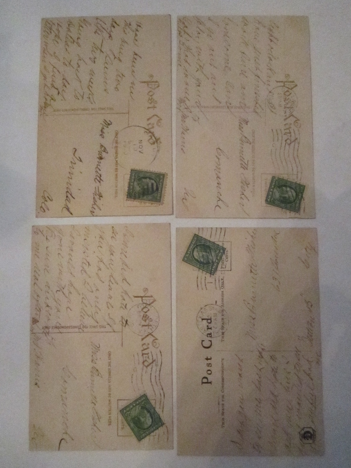 20 VINTAGE POSTCARDS – VARIOUS ARTISTS – PRE 1911 – COLLECTIBLE – LOT H TUB ABC