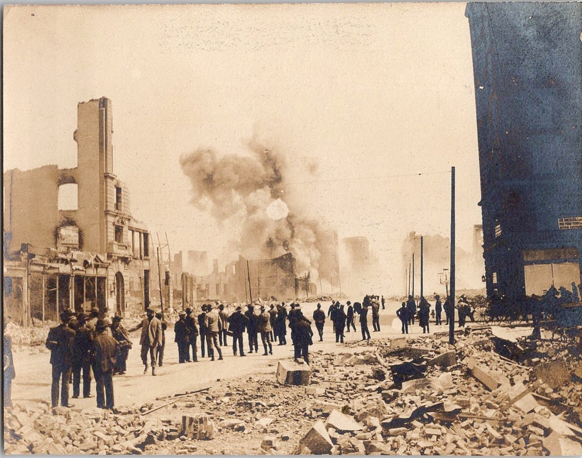 ff Not a postcard San Francisco 1906 Earthquake original real photo