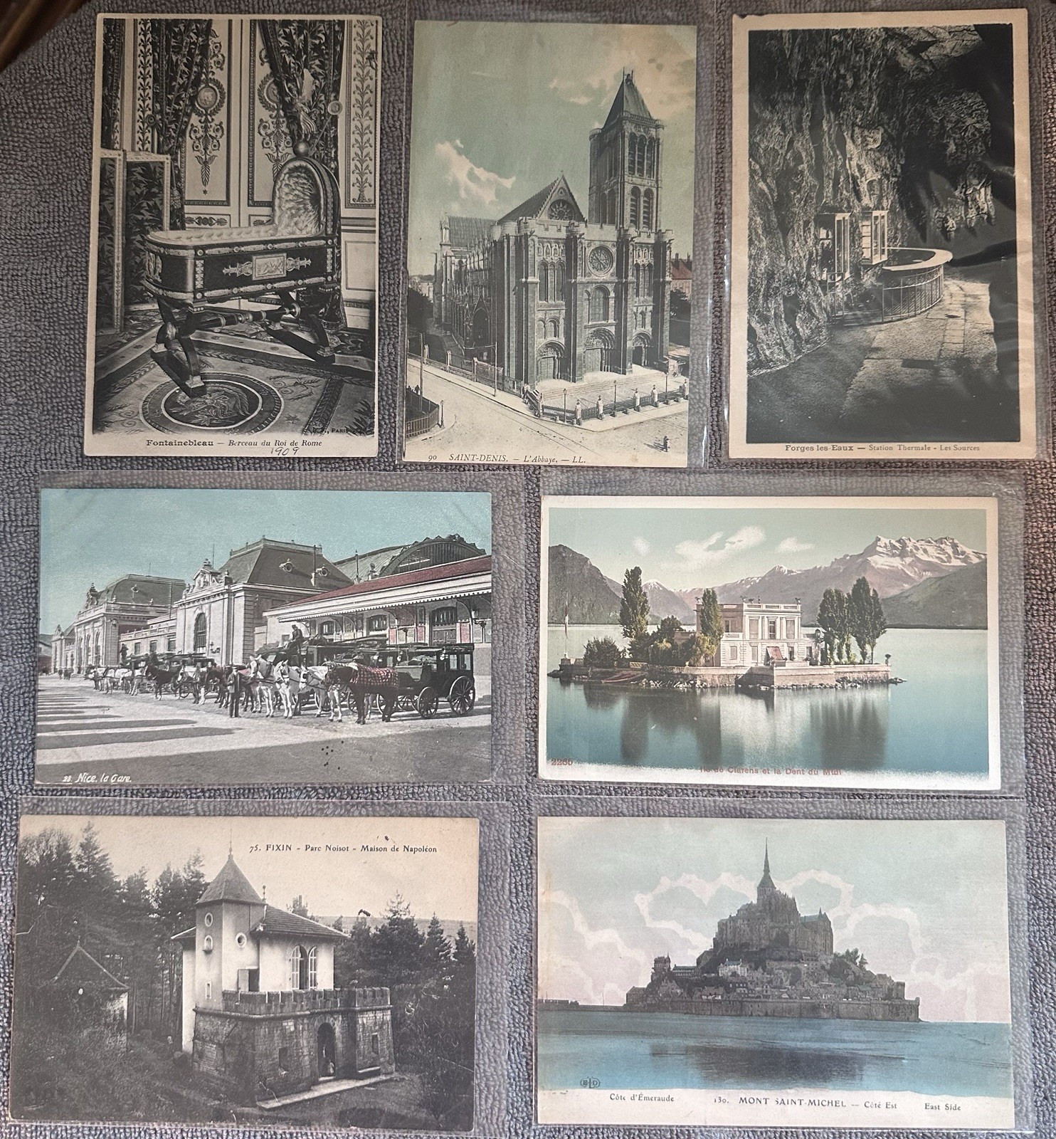 Vintage Early 20th Century France Postcard Lot of 12 – Unposted