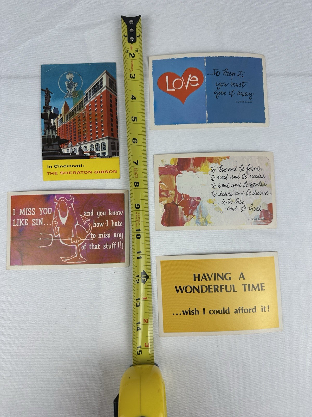 Lot Of 5 Vintage Ohio Postcards Unused Unposted