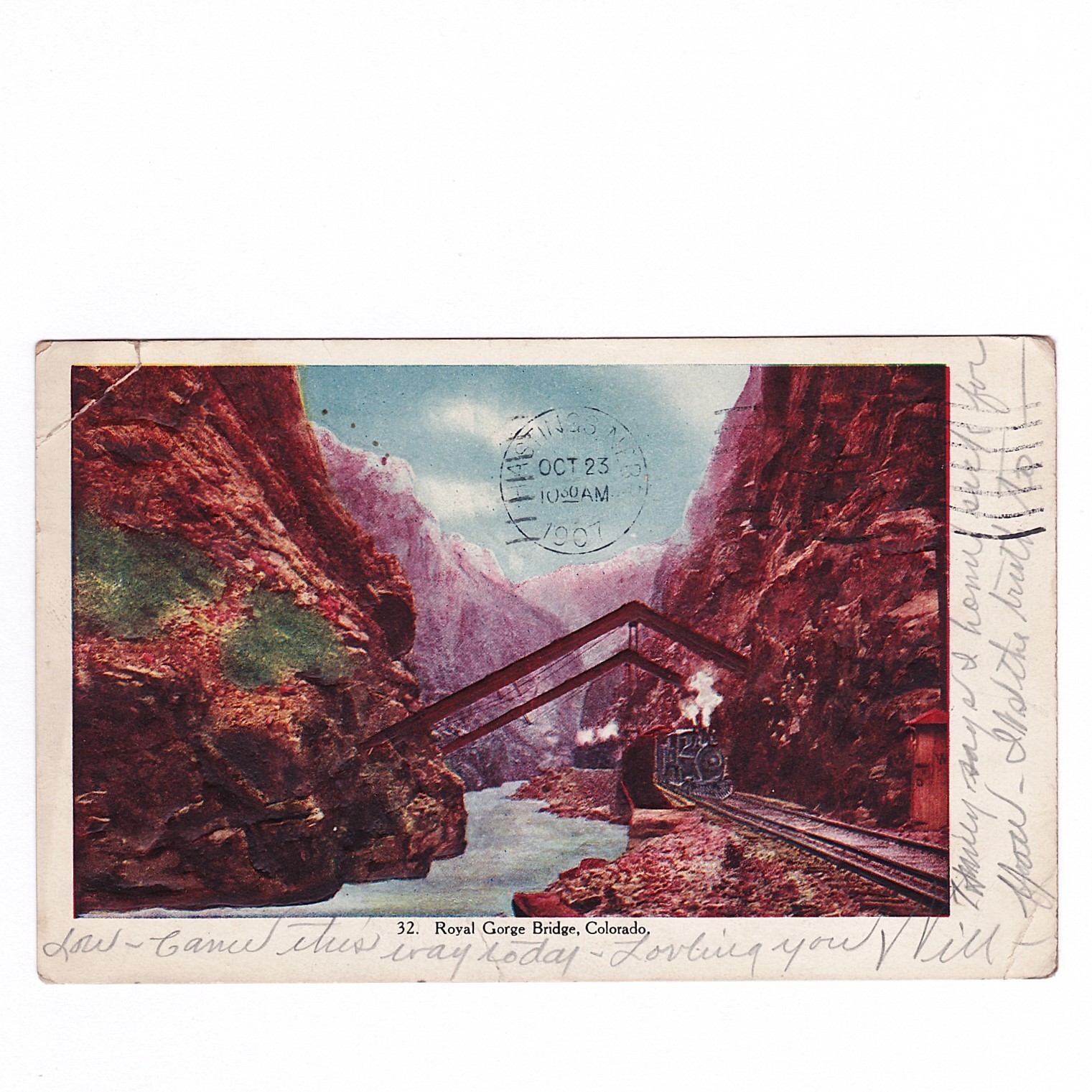Lot of 18 Vintage Railroad Train Postcards 1907 to 1910 Train Station Depot
