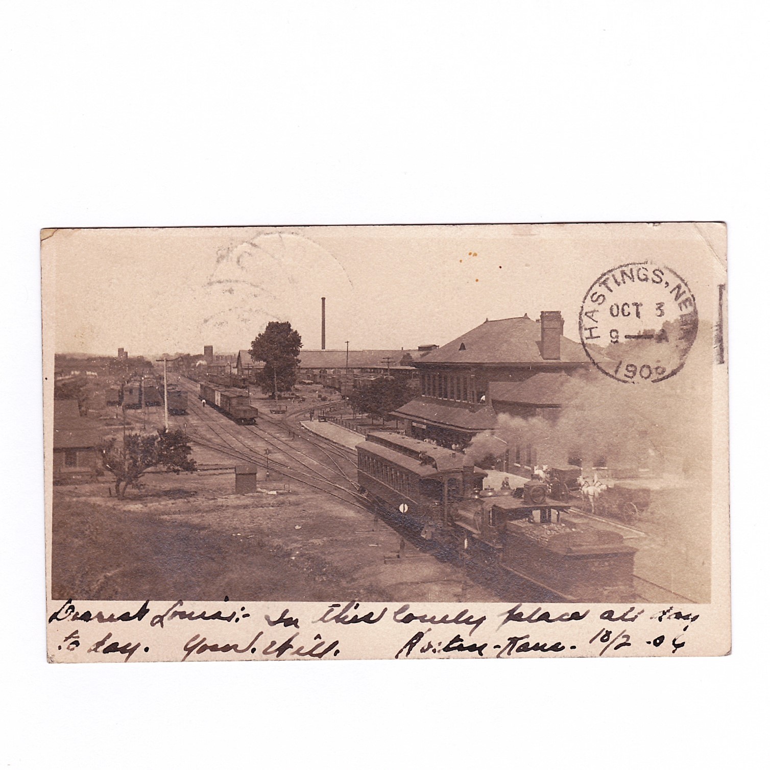 Lot of 18 Vintage Railroad Train Postcards 1907 to 1910 Train Station Depot