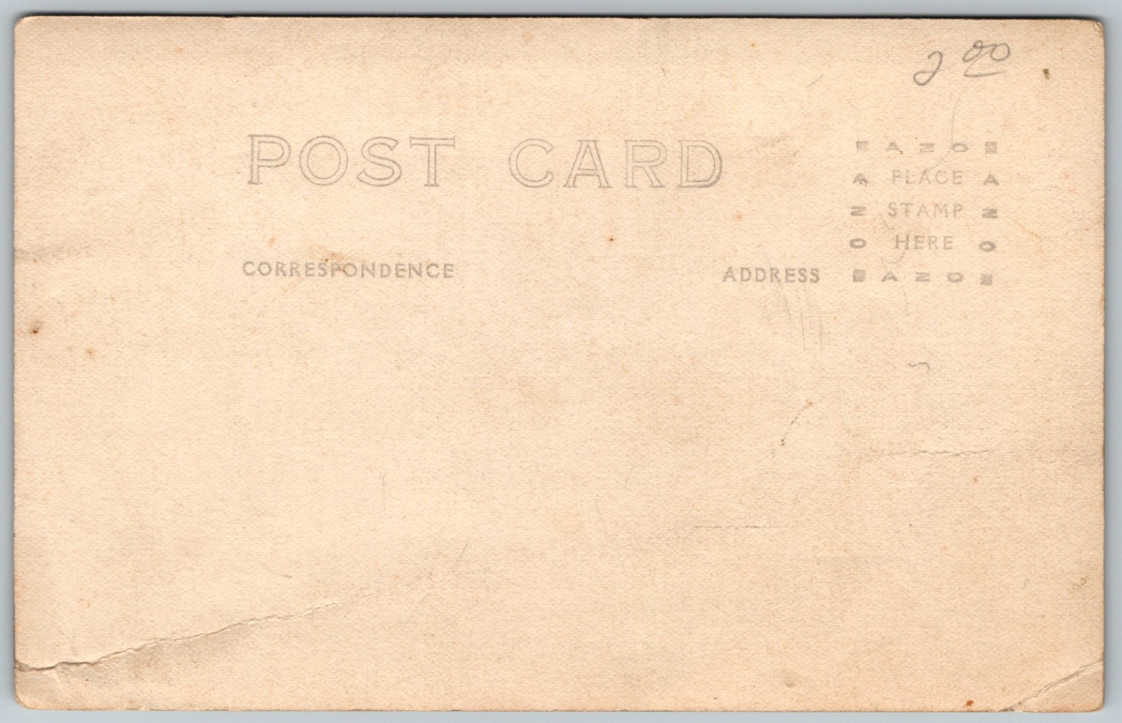RPPC Creepy Santa w/ Children on Horse by Christmas Tree ANTIQUE Postcard 10037