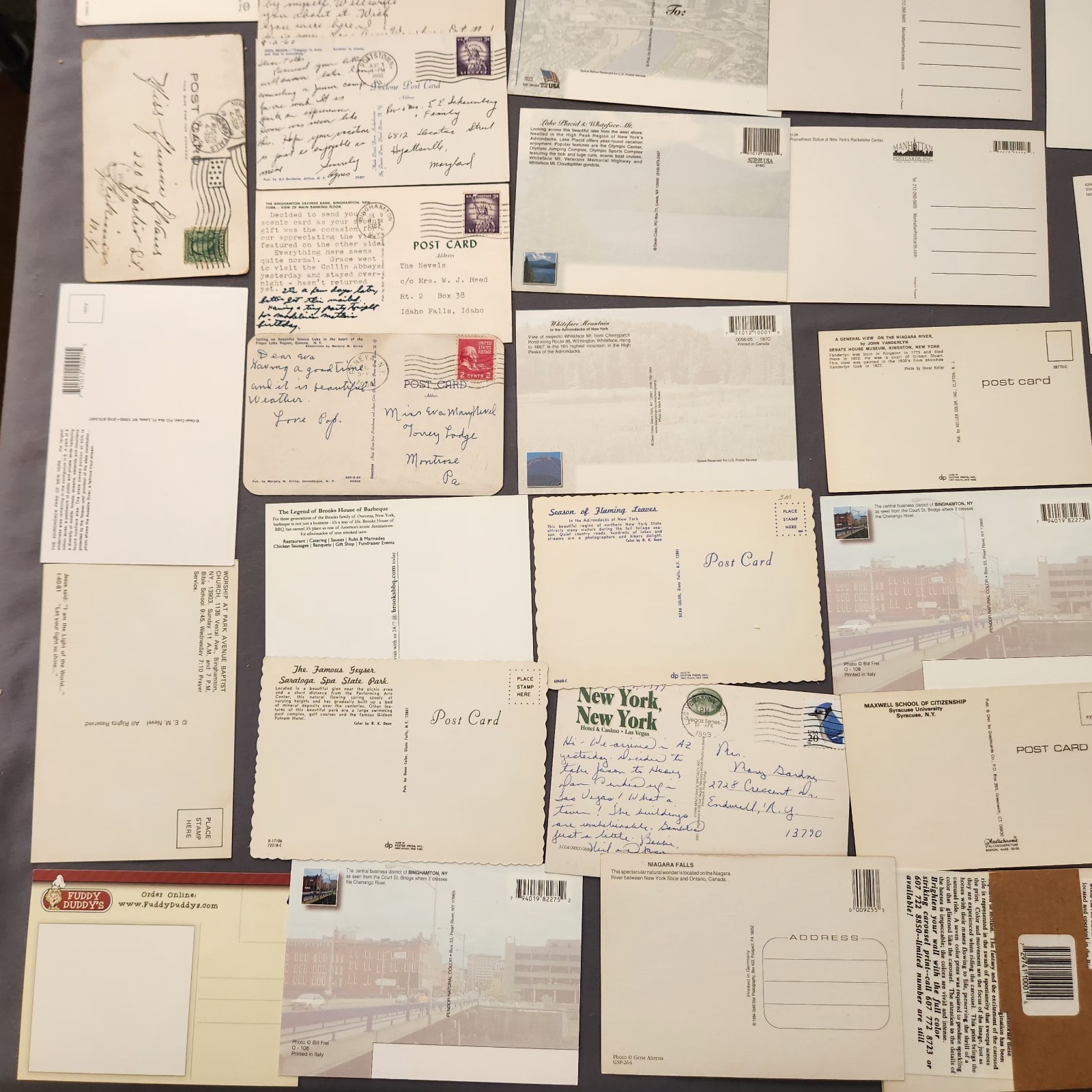 Lot of 75 NEW YORK Postcard Wildlife Nature Cities Landmark 1904 -2000’s Mix