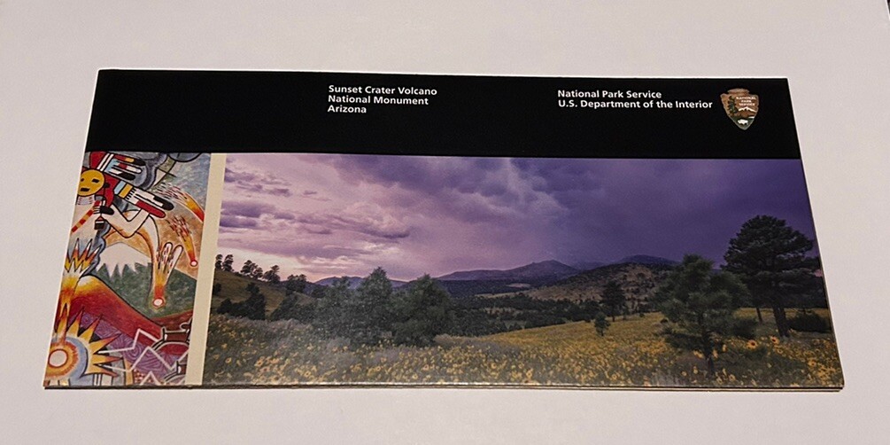 Sunset Crater Volcano National Monument Park GPO 2023 NEWEST Unigrid Brochure AZ