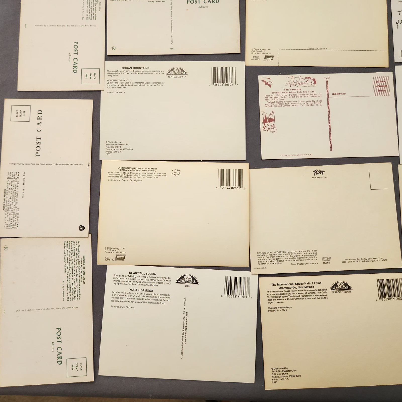 Lot of 27 NEW MEXICO Postcard Wildlife Nature Cities Landmark 1970-2000’s Mix