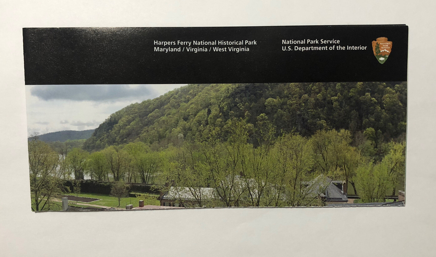 Harpers Ferry National Historical Park Unigrid Brochure Map Newest Version MD VA