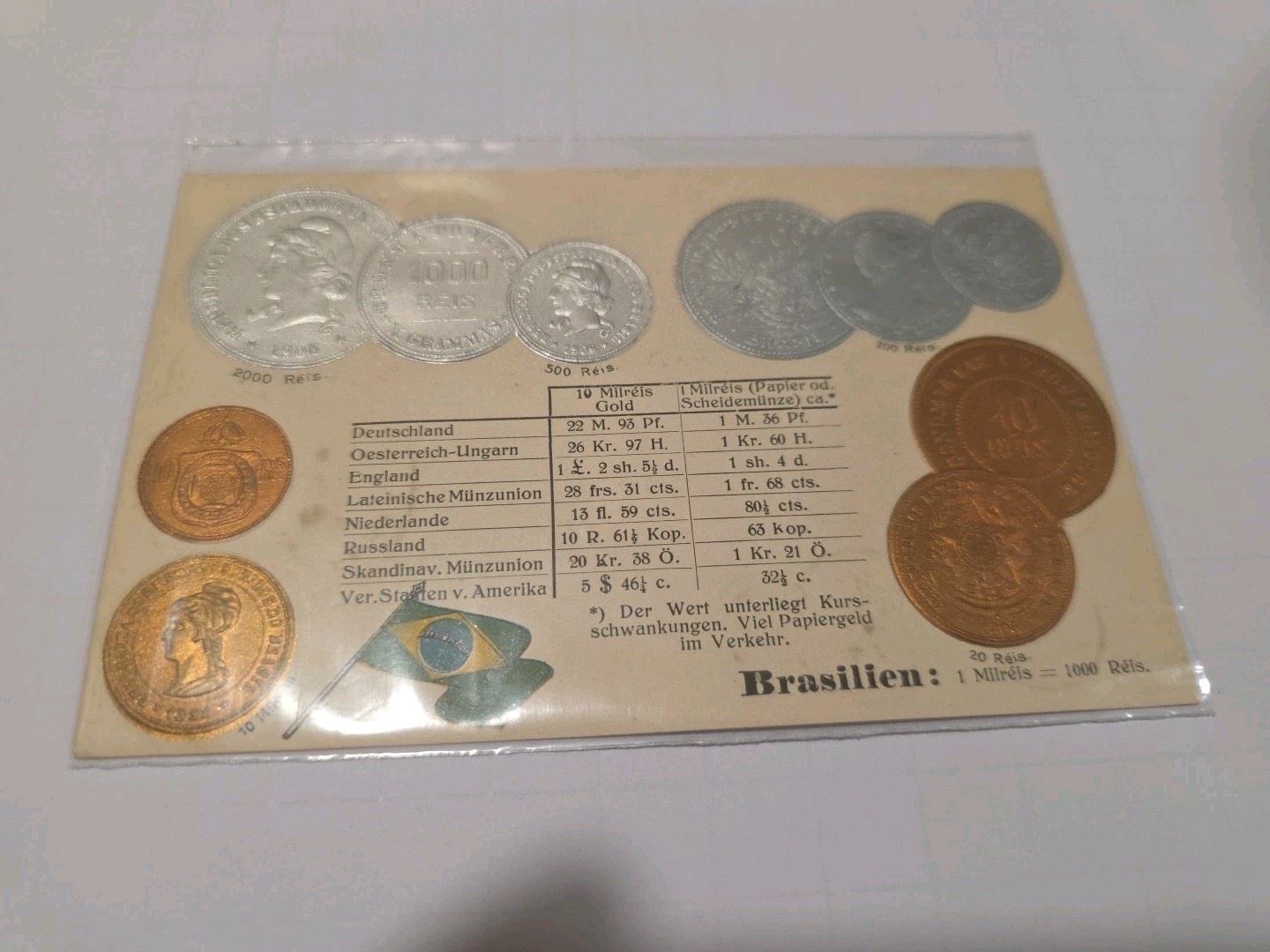 Lot Of 6 Embossed Coinage Postcards Rare HTF Collectibles In Sleeves