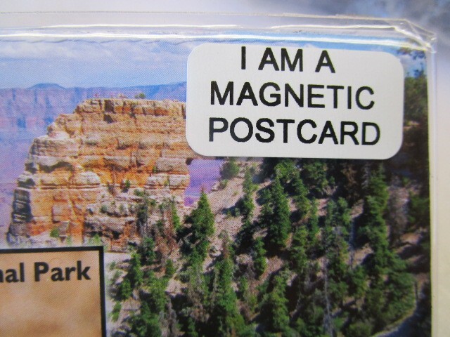 GRAND CANYON ARIZONA MAGNETIC POSTCARD NEW SEALED FREE SHIPPING