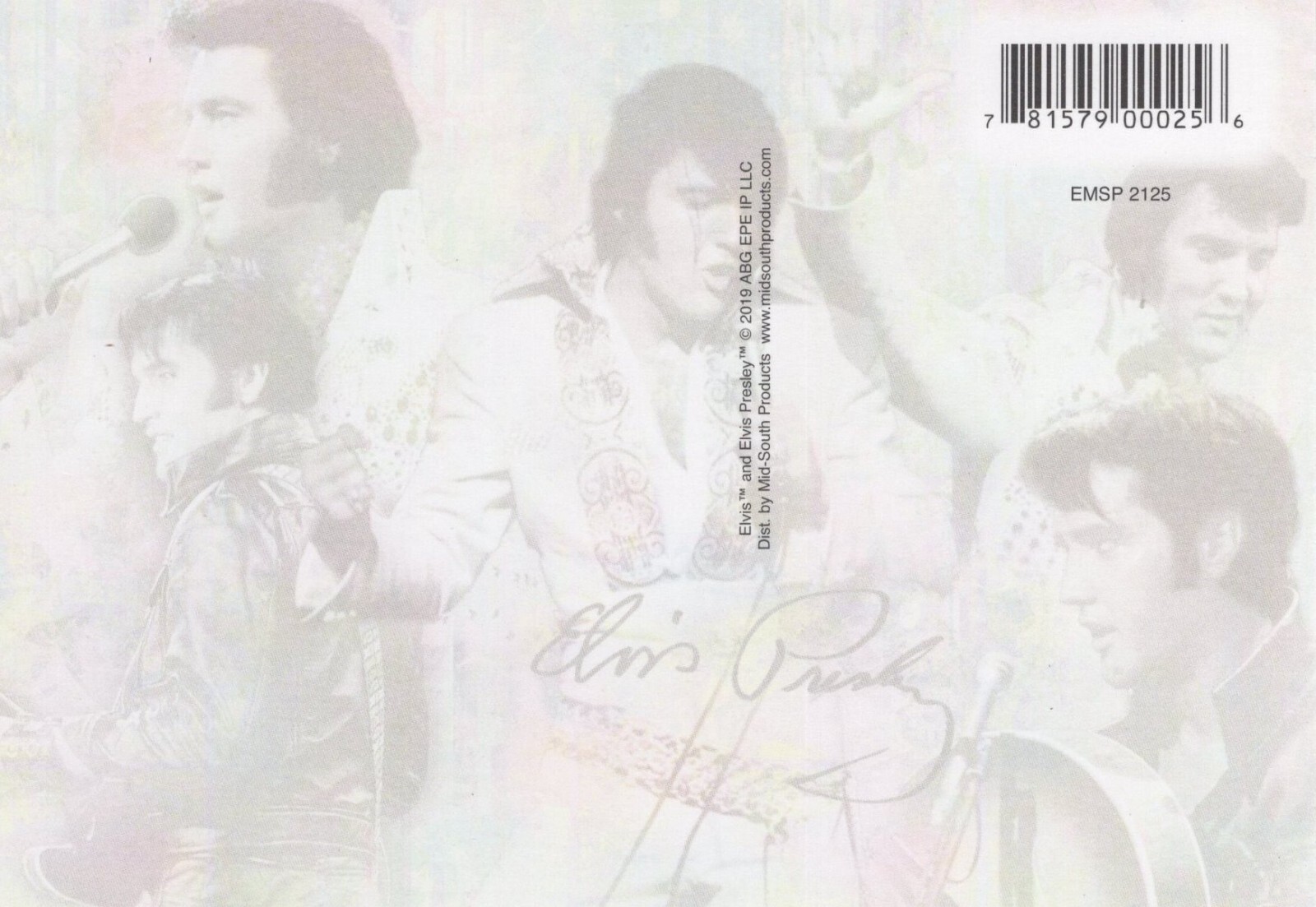 Elvis Presley Licensed Set of 5 (Five) Different 4X6 Color Postcards Free Ship!